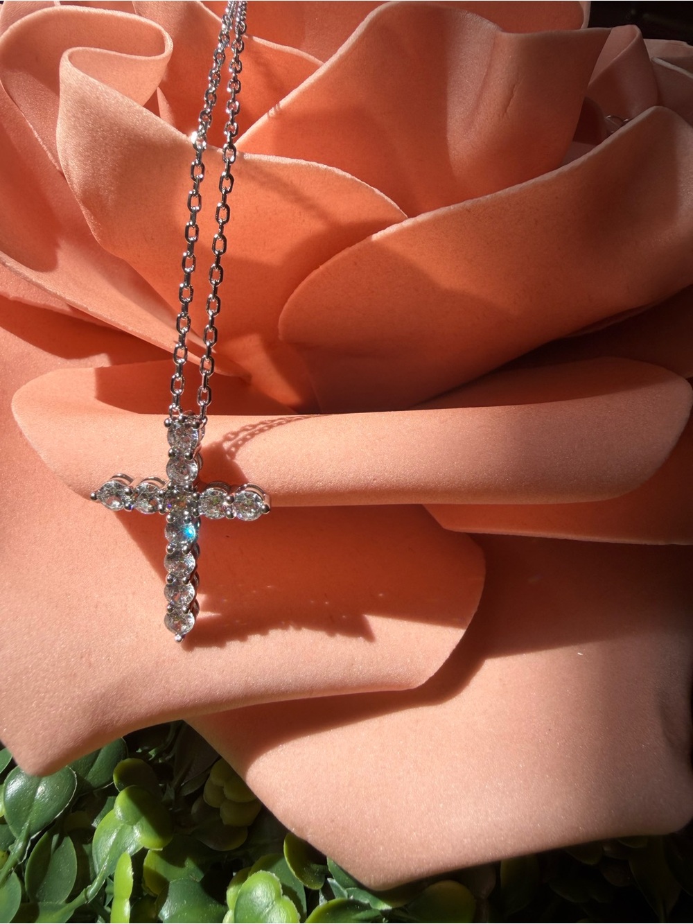 Park Lane “EDEN” Crystal Cross Necklace